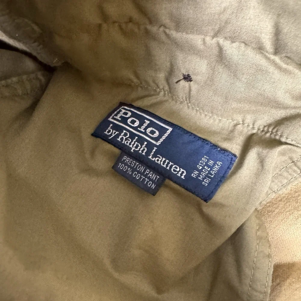 Polo Ralph Lauren Preston Pant Mens 38x32 Corduroy Vintage 90s Preppy Trouser